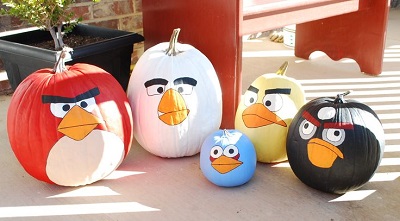 angry birds pumpkins
