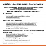 Gyerek angol tábor